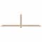 Ekena Millwork Eugene Smooth Timber Gable Bracket, Douglas Fir, 96"W x 28"H x 3 1/2"D x 3 1/2"F, 7/12 Pitch GBW096X28X0404EUG00SDF - alternate 1